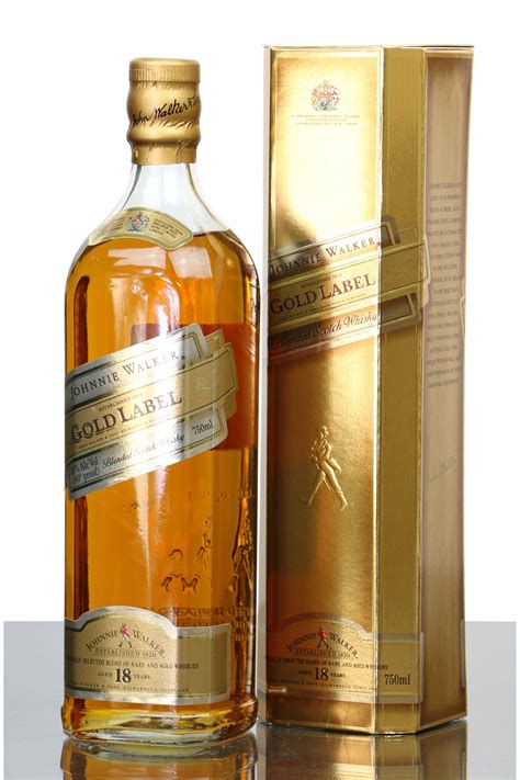 johnnie walker  years  gold label cl  whisky auctions