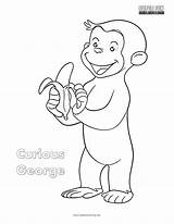 Coloring George Curious Fun sketch template