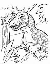 Rex Coloring Pages Dinosaurs Getcolorings sketch template