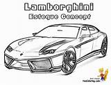 Lamborghini Coloring Car Estoque Yescoloring Cars Concept Book Police Pages sketch template
