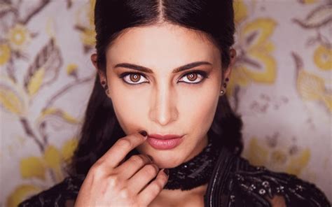 Download Wallpapers Shruti Hassan Indian Actress Portrait Beautiful