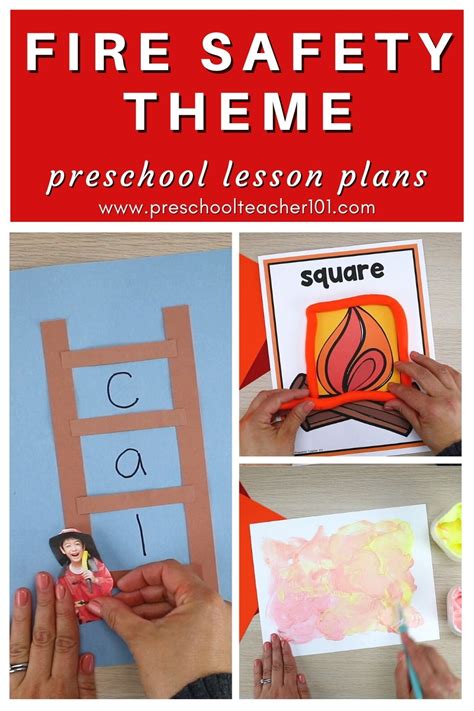 fire safety theme preschool classroom lesson plans preschool teacher