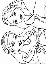 Coloring Princess Barbie Pages Printable sketch template