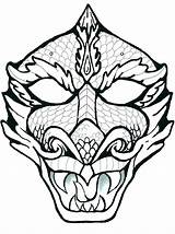 Coloring Mask Pages Dragon Tiki Face Tribal Pj Template Printable Color Print Drawing Getcolorings Masks Spiderman Getdrawings Colouring African Colorings sketch template