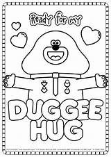 Duggee Hey sketch template