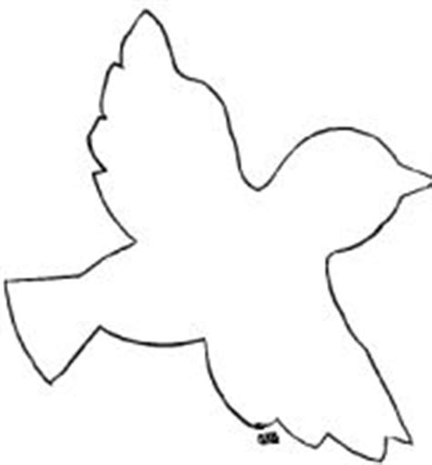 bird outline templates print  cut   bird pattern