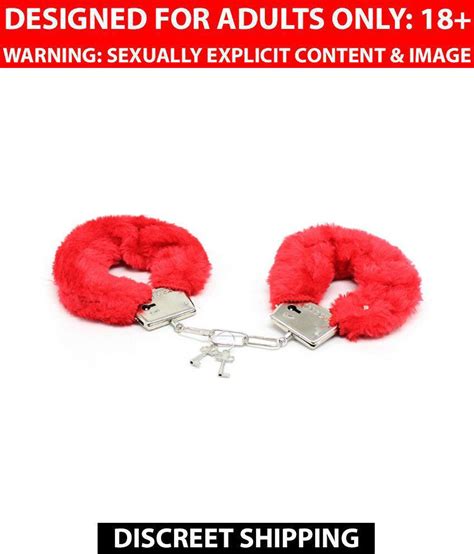 Kamalife Couples Plush Fun Red 1 Pc Handcuffs Adult Couple Flirting