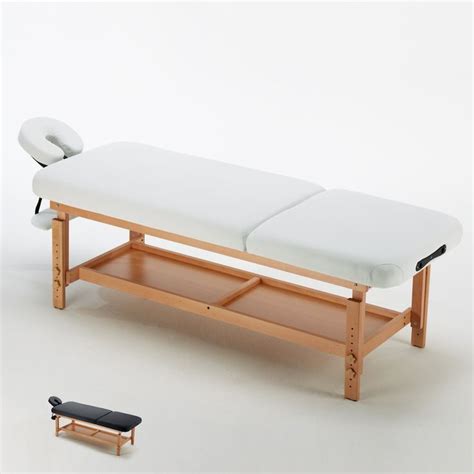 professional massage table with removable headrest and