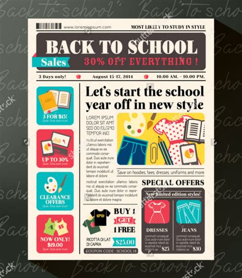 middle school newspaper template perfect template ideas