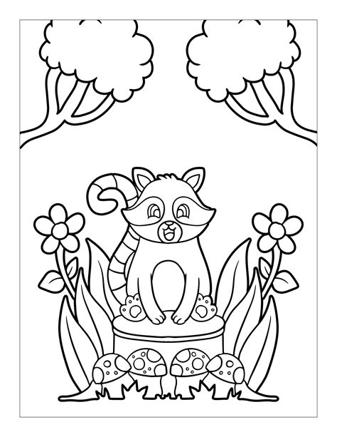 cute woodland animal colouring pages cute woodland animal etsy