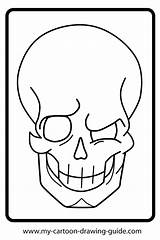 Coloring Skull Pages Simple Easy Draw Drawing Getdrawings Sugar Popular sketch template