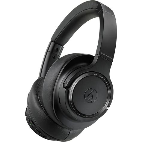 audio technica ath srbt wireless  ear headphones black musicians friend