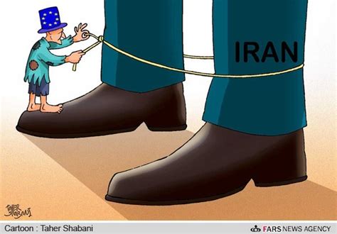 تحریم های جدید علیه ایران کارتون