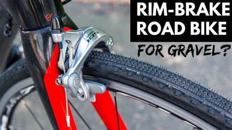 light duty gravel grinding  rim brake road bike setup youtube