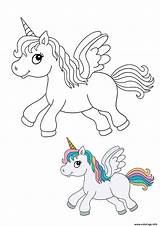 Licorne Winged Coloring1 sketch template