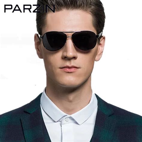 Parzin Cool Men Sunglasses Polarized Oversized Male Sunglasses Driver