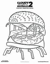 Coloring Burger Pages King Hamburger Burgers Characters Printable Template Sheknows Print sketch template