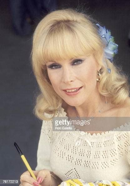 actress barbara eden attends a taping of the dinah shore show on