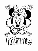 Minnie Coloring Mouse Pages Kids Disney Color Coloriage Funny Dinokids Cartoon Printable Licorne Facile Colouring Print Drawings Fr Justcolor Mickey sketch template