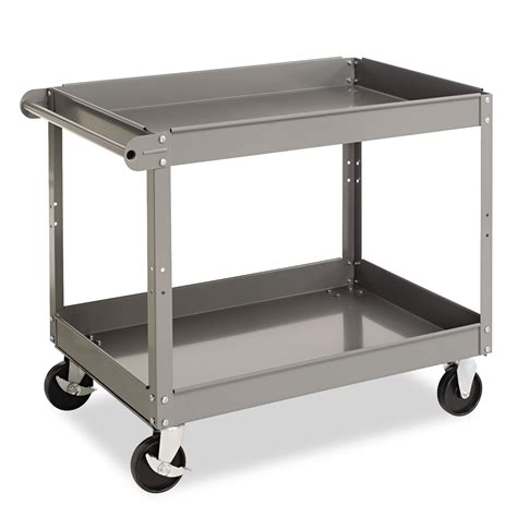 shelf metal cart metal  shelves  lb capacity