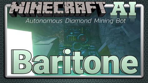 mining diamonds fast  ai baritone minecraft bot youtube