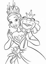Frog Princess Coloring Pages Color Print sketch template