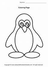 Coloring Penguin Pages Simple Kids Easy Outline Printable Color Basic Penguins Drawing Cartoon Emperor Chinstrap Getcolorings Getdrawings Car Cute Amazing sketch template