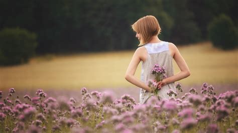 Women Model Blonde Women Outdoors Short Hair Closed Eyes Bare