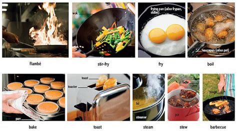 ways  cooking food learning english basics