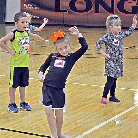 mini cheer camp students deliver entertaining  time show imperial republican