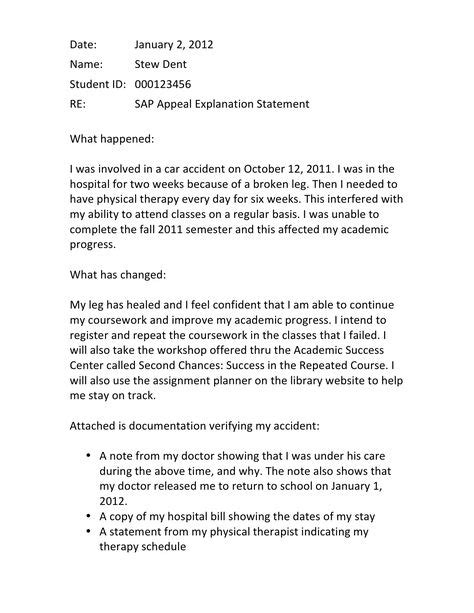 student appeal letter  kind  appeal letter   student