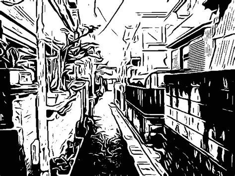 Alley Toonpaint In The Stroll In The Back Alley