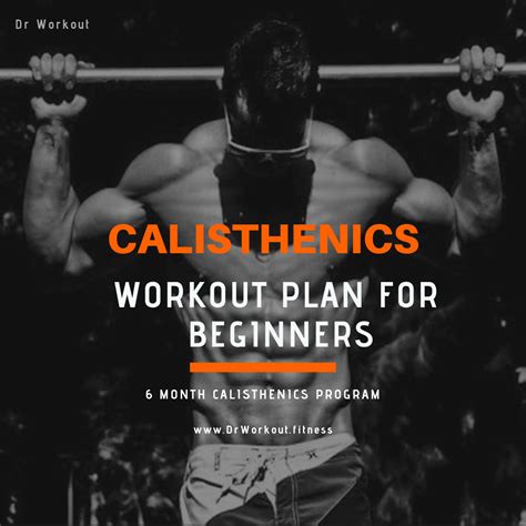 calisthenics workout plan  beginners  month program   dr workout