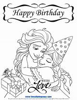 Birthday Printable Coloring Pages Happy Card Cards Color Getcolorings Print sketch template
