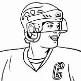 Coloring Sidney Pages Crosby Penguins Pittsburgh Hockey Drawing Player People Famous Players Getdrawings Choose Board sketch template