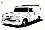 Lowrider Chevrolet Clipartmag Classic Coloringhome Pj Silverado sketch template