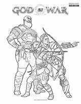 God War Coloring Pages Aloy Superfuncoloring Fun Drawing sketch template