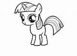 Twilight Sparkle Coloring Pages Mlp Pony Little Kids Printable Bestcoloringpagesforkids Unicorn sketch template