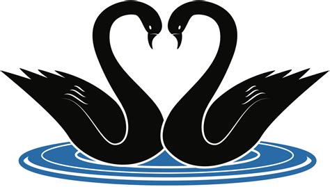 Onlinelabels Clip Art Swans