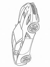 Coloring Pages Corvette Printable sketch template