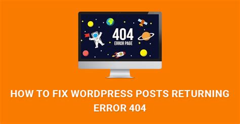 How To Fix Wordpress Posts Returning 404 Error Skt Themes