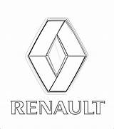 Renault Coloring Logotype Coloriages Printmania sketch template