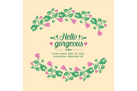 cute  gorgeous greeting card design graphic  stockfloral creative fabrica