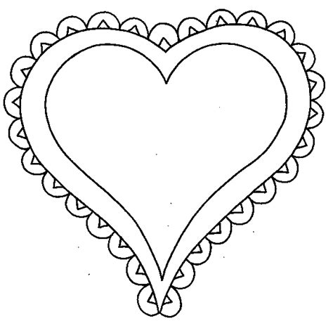 coloring page   heart shape coloring page blog