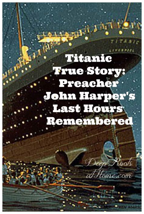 titanic true story preacher john harper s last hours remembered