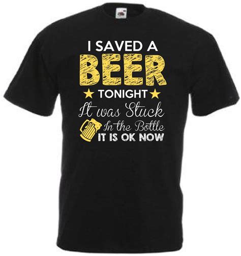 Funny Beer T Shirt Drinking Pub I Saved A Beer T F13b In T Shirts