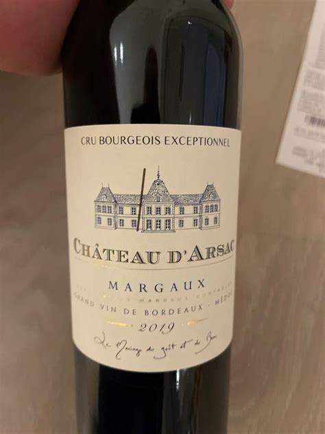 2019 Château Darsac Margaux France Bordeaux Médoc Margaux