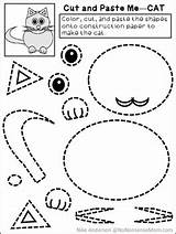Preschool Paste Pasting Lessons sketch template