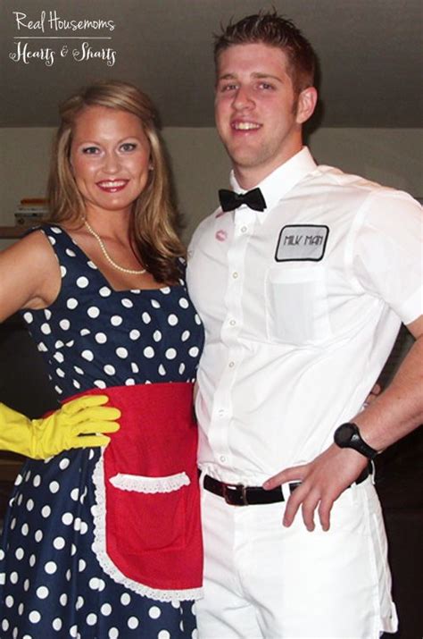 diy housewife and the milk man costume real housemoms 50s costume