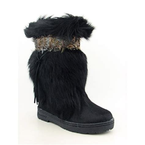 winter fur boots  women